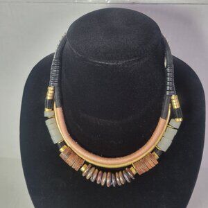 Stella & Dot Alay Multi-Layered Statement Rope & Beaded Necklace